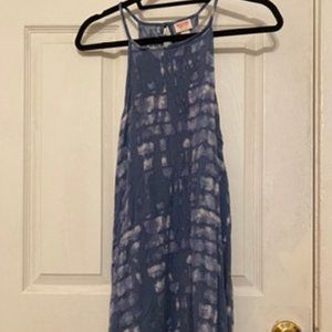 Blue Tie Dye Dress